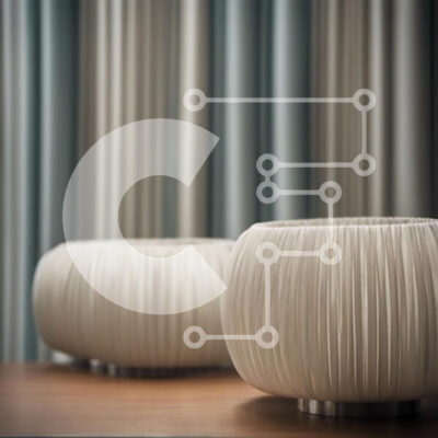 Intra Συλλεκτικό Ξύλινο Παζλ Plywood  4mm - Λευκά βάζα σε ξύλινο τραπέζι Σε Ξύλινο Κουτί - Διαστάσεις Puzzle: 10x10 cm – 25 κομμάτια - Image 1