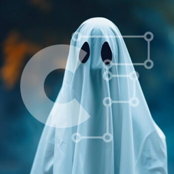 Intra Συλλεκτικό Ξύλινο Παζλ Plywood  4mm - Ghost in the Dark Forest - Διαφήμιση Halloween Σε Ξύλινο Κουτί - Διαστάσεις Puzzle: 10x10 cm – 25 κομμάτια - Image 1