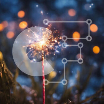 Intra Συλλεκτικό Ξύλινο Παζλ Plywood  4mm - Βεγγαλικό με φωτεινό νυχτερινό ουρανό Σε Ξύλινο Κουτί - Διαστάσεις Puzzle: 10x10 cm – 25 κομμάτια - Image 1