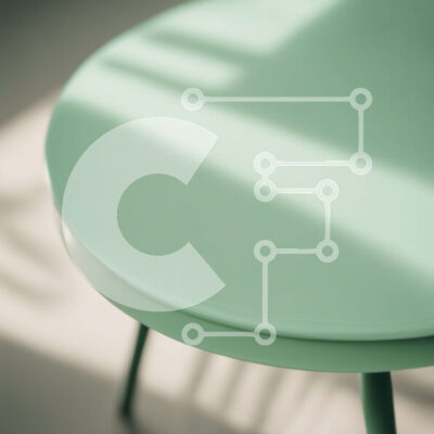 Intra Συλλεκτικό Ξύλινο Παζλ Plywood  4mm - Στρογγυλό πράσινο τραπέζι σε εσωτερικό περιβάλλον Σε Ξύλινο Κουτί - Διαστάσεις Puzzle: 10x10 cm – 25 κομμάτια - Image 1