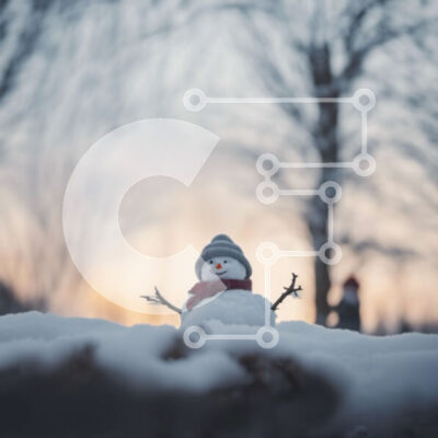 Intra Συλλεκτικό Ξύλινο Παζλ Plywood 4mm - Χιονάνθρωπος στη Χώρα των Θαυμάτων του Χειμώνα Σε Ξύλινο Κουτί - Διαστάσεις Puzzle: 10x10 cm – 25 κομμάτια - Image 1