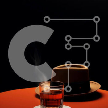 Intra Συλλεκτικό Ξύλινο Παζλ Plywood  4mm - Πορτοκαλί τραπέζι με φλιτζάνι, καπέλο και πιατάκι Σε Ξύλινο Κουτί - Διαστάσεις Puzzle: 10x10 cm – 25 κομμάτια - Image 1