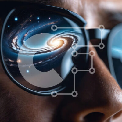 Intra Συλλεκτικό Ξύλινο Παζλ Plywood  4mm - Γυαλιά ηλίου Milky Way Galaxy Σε Ξύλινο Κουτί - Διαστάσεις Puzzle: 10x10 cm – 25 κομμάτια - Image 1