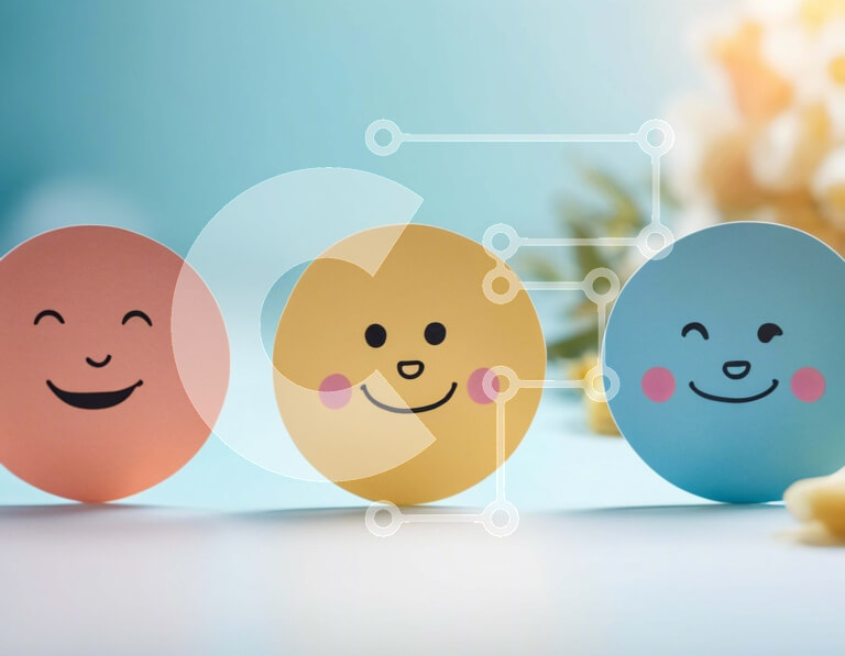 Intra Συλλεκτικό Ξύλινο Παζλ Plywood  4mm - Πολύχρωμα Πασχαλινά αυγά με χαμογελαστά πρόσωπα Σε Ξύλινο Κουτί - Διαστάσεις: 10x10 cm – 25 κομμάτια