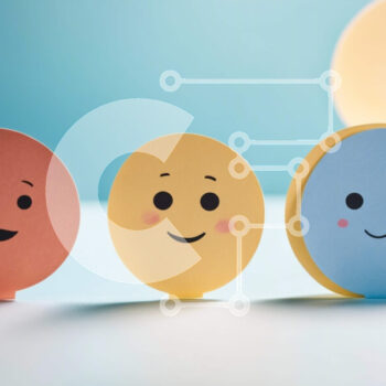 Intra Συλλεκτικό Ξύλινο Παζλ Plywood  4mm - Πολύχρωμα χάρτινα μπαλόνια με χαμογελαστά πρόσωπα για διακοσμήσεις Σε Ξύλινο Κουτί - Διαστάσεις Puzzle: 10x10 cm – 25 κομμάτια - Image 1