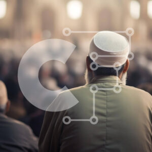 Intra Συλλεκτικό Ξύλινο Παζλ Plywood  4mm - Άνθρωπος με τουρμπάνι σε αμφιθέατρο Σε Ξύλινο Κουτί - Διαστάσεις Puzzle: 10x10 cm – 25 κομμάτια