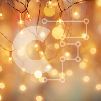 Intra Συλλεκτικό Ξύλινο Παζλ Plywood  4mm - Φώτα χορδών για εορταστική διακόσμηση και ατμόσφαιρα Σε Ξύλινο Κουτί - Διαστάσεις Puzzle: 10x10 cm – 25 κομμάτια - Image 1