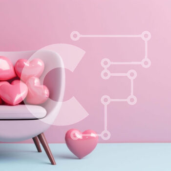 Intra Συλλεκτικό Ξύλινο Παζλ Plywood  4mm - Ροζ καρέκλα με μπαλόνια σε σχήμα καρδιάς σε ένα κομψό δωμάτιο Σε Ξύλινο Κουτί - Διαστάσεις Puzzle: 10x10 cm – 25 κομμάτια - Image 1