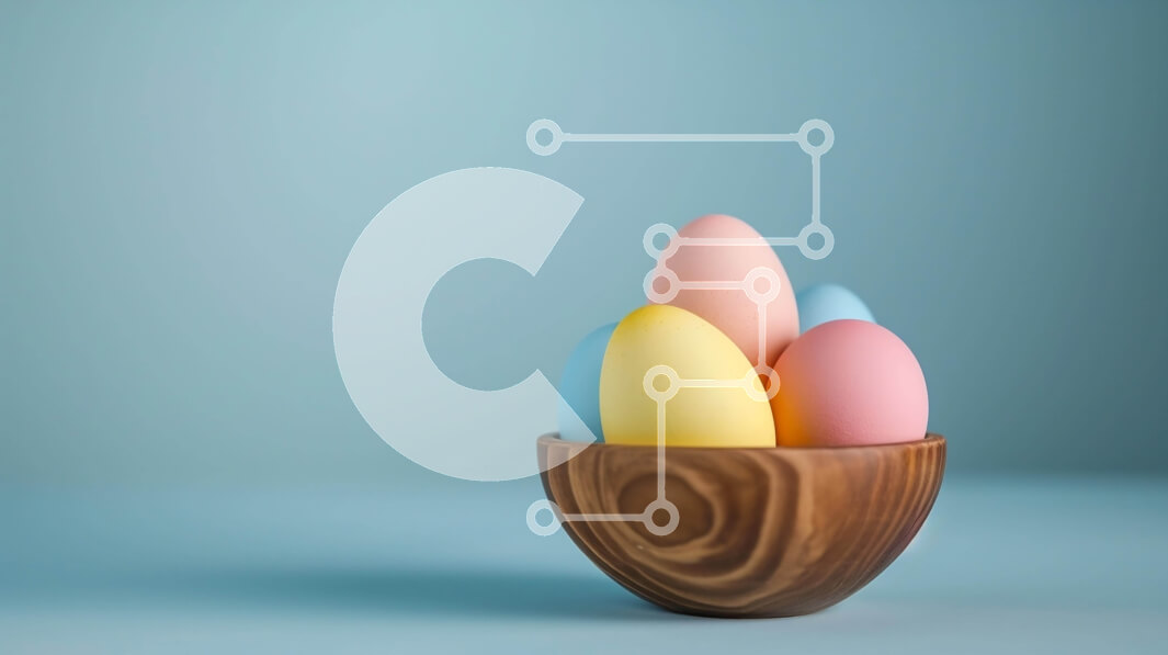 Intra Συλλεκτικό Ξύλινο Παζλ Plywood  4mm - Πολύχρωμα Πασχαλινά αυγά σε ξύλινο μπολ Σε Ξύλινο Κουτί - Διαστάσεις: 10x10 cm – 25 κομμάτια