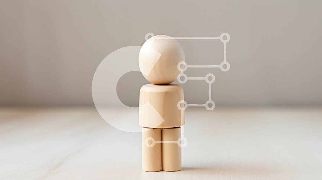 Intra Συλλεκτικό Ξύλινο Παζλ Plywood  4mm - Ξύλινη φιγούρα ουδέτερης έκφρασης σε ξύλινη επιφάνεια Σε Ξύλινο Κουτί - Διαστάσεις: 10x10 cm – 25 κομμάτια