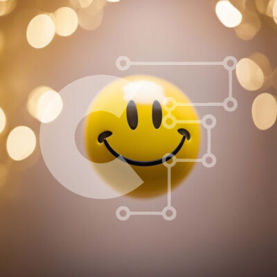 Intra Συλλεκτικό Ξύλινο Παζλ Plywood  4mm - Κίτρινο χαμογελαστό πρόσωπο με μεγάλο χαμόγελο Σε Ξύλινο Κουτί - Διαστάσεις Puzzle: 10x10 cm – 25 κομμάτια - Image 1