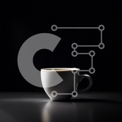 Intra Συλλεκτικό Ξύλινο Παζλ Plywood  4mm - Μινιμαλιστικό λευκό φλιτζάνι καφέ σε σκοτεινή επιφάνεια Σε Ξύλινο Κουτί - Διαστάσεις Puzzle: 10x10 cm – 25 κομμάτια - Image 1