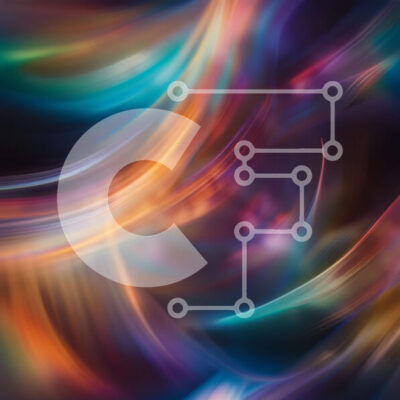 Intra Συλλεκτικό Ξύλινο Παζλ Plywood  4mm - Ζωντανό αφηρημένο έργο τέχνης σε αποχρώσεις του μωβ, του μπλε και του πράσινου Σε Ξύλινο Κουτί - Διαστάσεις Puzzle: 10x10 cm – 25 κομμάτια - Image 1