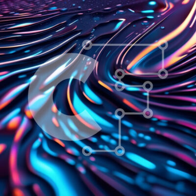 Intra Συλλεκτικό Ξύλινο Παζλ Plywood  4mm - Αφηρημένη εικόνα μιας δυναμικής υγρής επιφάνειας με ζωηρά χρώματα Σε Ξύλινο Κουτί - Διαστάσεις Puzzle: 10x10 cm – 25 κομμάτια - Image 1