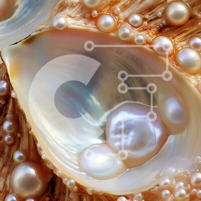 Intra Συλλεκτικό Ξύλινο Παζλ Plywood  4mm - Όμορφη εικόνα ενός μαργαριταριού στρειδιού με μαργαριτάρια μέσα Σε Ξύλινο Κουτί - Διαστάσεις: 10x10 cm – 25 κομμάτια - Image 1