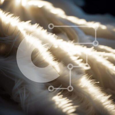 Intra Συλλεκτικό Ξύλινο Παζλ Plywood  4mm - Όμορφη κοντινή φωτογραφία ενός λευκού φτερού με το φως του ήλιου Σε Ξύλινο Κουτί - Διαστάσεις: 10x10 cm – 25 κομμάτια - Image 1