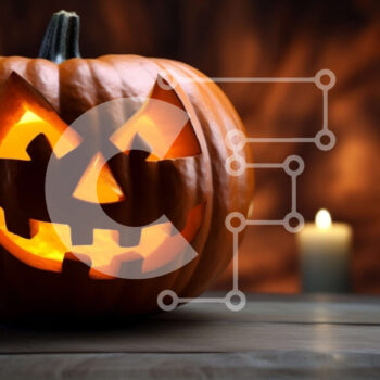 Intra Συλλεκτικό Ξύλινο Παζλ Plywood  4mm - Σκαλιστή κολοκύθα σε ξύλινο τραπέζι Σε Ξύλινο Κουτί - Διαστάσεις Puzzle: 10x10 cm – 25 κομμάτια - Image 1