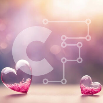 Intra Συλλεκτικό Ξύλινο Παζλ Plywood  4mm - Ρομαντικά γυάλινα μπιχλιμπίδια σε σχήμα καρδιάς στο τραπέζι Σε Ξύλινο Κουτί - Διαστάσεις Puzzle: 10x10 cm – 25 κομμάτια - Image 1