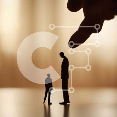 Intra Συλλεκτικό Ξύλινο Παζλ Plywood  4mm - Σιλουέτα του ανθρώπου που δείχνει το Παιδικό ειδώλιο Σε Ξύλινο Κουτί - Διαστάσεις Puzzle: 10x10 cm – 25 κομμάτια - Image 1