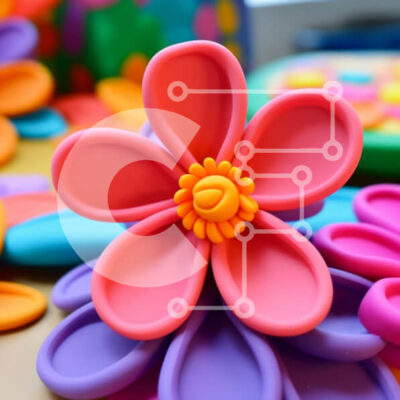 Intra Συλλεκτικό Ξύλινο Παζλ Plywood  4mm - Ζωντανή πλαστική σύνθεση λουλουδιών σε τραπέζι Σε Ξύλινο Κουτί - Διαστάσεις Puzzle: 10x10 cm – 25 κομμάτια - Image 1