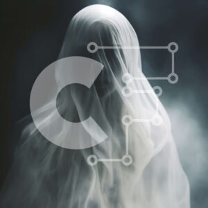 Intra Συλλεκτικό Ξύλινο Παζλ Plywood  4mm - Ghostly Woman in White Covered by Veil Σε Ξύλινο Κουτί - Διαστάσεις Puzzle: 10x10 cm – 25 κομμάτια - Image 1