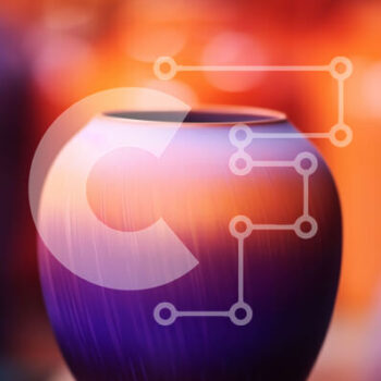 Intra Συλλεκτικό Ξύλινο Παζλ Plywood  4mm - Μωβ βάζο στο τραπέζι με πολύχρωμα βάζα Σε Ξύλινο Κουτί - Διαστάσεις Puzzle: 10x10 cm – 25 κομμάτια - Image 1