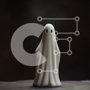 Intra Συλλεκτικό Ξύλινο Παζλ Plywood  4mm - Μικρό λευκό ειδώλιο φάντασμα στην επιφάνεια Σε Ξύλινο Κουτί - Διαστάσεις Puzzle: 10x10 cm – 25 κομμάτια - Image 1