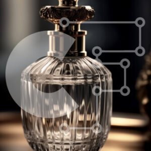 Intra Συλλεκτικό Ξύλινο Παζλ Plywood  4mm - Εκλεπτυσμένο και πολυτελές μπουκάλι αρώματος Chanel No. 5 Σε Ξύλινο Κουτί - Διαστάσεις Puzzle: 10x10 cm – 25 κομμάτια