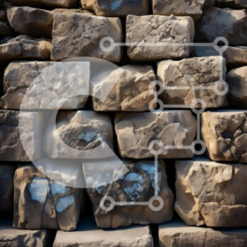 Intra Συλλεκτικό Ξύλινο Παζλ Plywood  4mm - Ancient Ruins: Stack of Rough-Hewn Stones Σε Ξύλινο Κουτί - Διαστάσεις Puzzle: 10x10 cm – 25 κομμάτια - Image 1