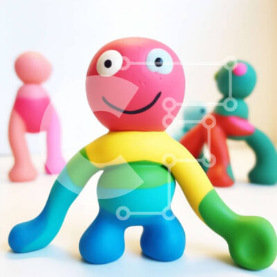 Intra Συλλεκτικό Ξύλινο Παζλ Plywood  4mm - Πολύχρωμα ειδώλια παιχνιδιών Σε Ξύλινο Κουτί - Διαστάσεις: 10x10 cm – 25 κομμάτια - Image 1