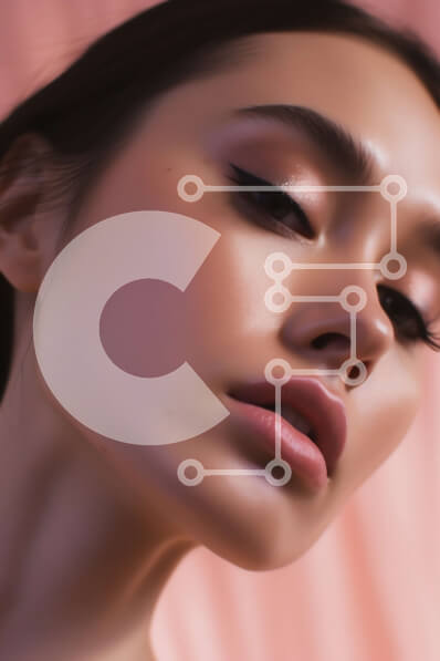 Intra Συλλεκτικό Ξύλινο Παζλ Plywood  4mm - Σοβαρή γυναίκα με μακριά μαύρα μαλλιά και καστανά μάτια Σε Ξύλινο Κουτί - Διαστάσεις Puzzle: 10x10 cm – 25 κομμάτια