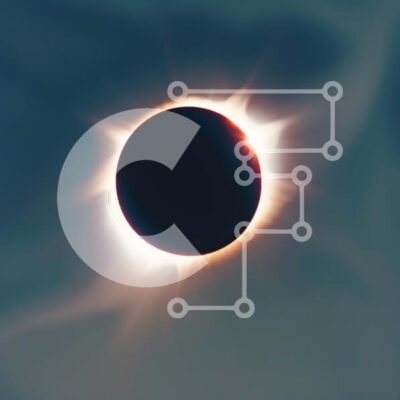 Intra Συλλεκτικό Ξύλινο Παζλ Plywood 4mm - Εκπληκτική εικόνα μιας έκλειψης ηλίου με μερικό ήλιο και βαθύ μπλε ουρανό Σε Ξύλινο Κουτί - Διαστάσεις: 10x10 cm – 25 κομμάτια - Image 1