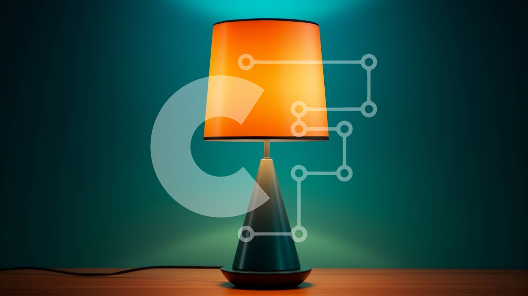 Intra Συλλεκτικό Ξύλινο Παζλ Plywood  4mm - Κομψό μοντέρνο επιτραπέζιο φωτιστικό με φωτεινή πορτοκαλί απόχρωση Σε Ξύλινο Κουτί - Διαστάσεις Puzzle: 10x10 cm – 25 κομμάτια