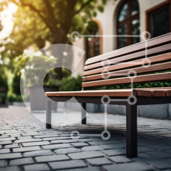 Intra Συλλεκτικό Ξύλινο Παζλ Plywood  4mm - Ξύλινος πάγκος σε κήπο ή πάρκο Σε Ξύλινο Κουτί - Διαστάσεις Puzzle: 10x10 cm – 25 κομμάτια - Image 1