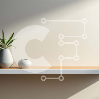 Intra Συλλεκτικό Ξύλινο Παζλ Plywood  4mm - Ξύλινο ράφι με βάζα σε λευκό τοίχο Σε Ξύλινο Κουτί - Διαστάσεις Puzzle: 10x10 cm – 25 κομμάτια - Image 1