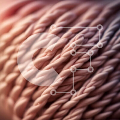 Intra Συλλεκτικό Ξύλινο Παζλ Plywood  4mm - Άνετο και απαλό: Κοντινό πλάνο ροζ μπάλας νήματος Σε Ξύλινο Κουτί - Διαστάσεις Puzzle: 10x10 cm – 25 κομμάτια - Image 1