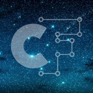 Intra Συλλεκτικό Ξύλινο Παζλ Plywood  4mm - Φωτογραφία του έναστρου νυχτερινού ουρανού Σε Ξύλινο Κουτί - Διαστάσεις: 10x10 cm – 25 κομμάτια