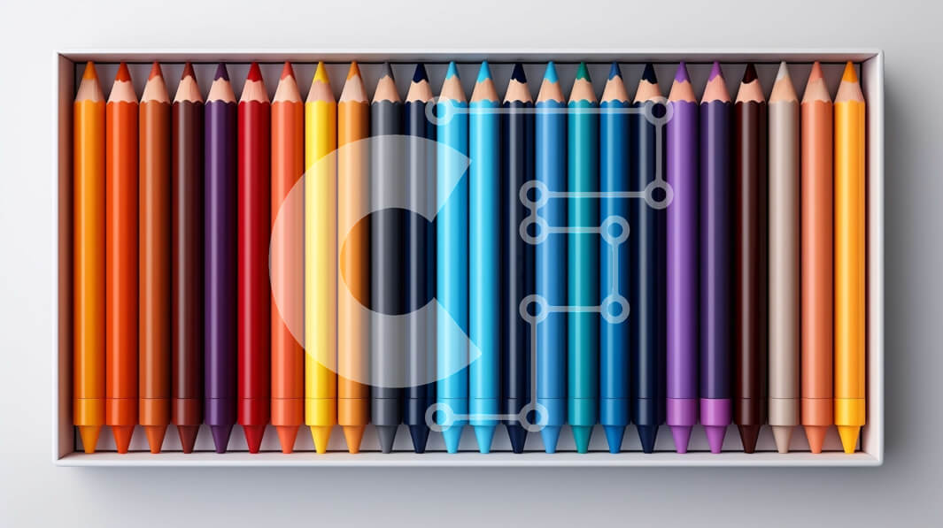 Intra Συλλεκτικό Ξύλινο Παζλ Plywood  4mm - Πολύχρωμα μολύβια σε ένα κουτί Σε Ξύλινο Κουτί - Διαστάσεις: 10x10 cm – 25 κομμάτια