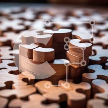 Intra Συλλεκτικό Ξύλινο Παζλ Plywood  4mm - Ομάδα ξύλινων κομματιών παζλ Σε Ξύλινο Κουτί - Διαστάσεις Puzzle: 10x10 cm – 25 κομμάτια - Image 1