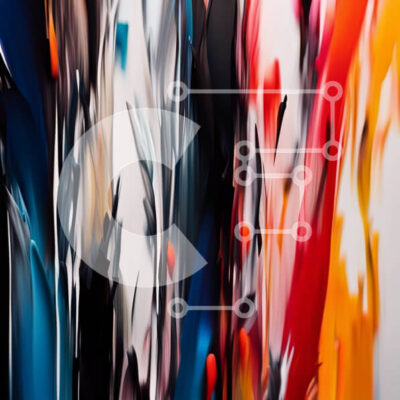 Intra Συλλεκτικό Ξύλινο Παζλ Plywood  4mm - Ζωντανή αφηρημένη ζωγραφική με δυναμικές πινελιές Σε Ξύλινο Κουτί - Διαστάσεις Puzzle: 10x10 cm – 25 κομμάτια - Image 1