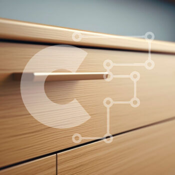 Intra Συλλεκτικό Ξύλινο Παζλ Plywood  4mm - Ξύλινο ντουλάπι με γυάλινες πόρτες και συρτάρια Σε Ξύλινο Κουτί - Διαστάσεις Puzzle: 10x10 cm – 25 κομμάτια - Image 1