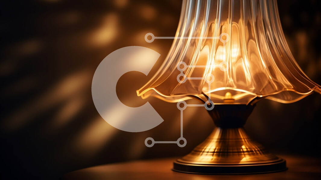 Intra Συλλεκτικό Ξύλινο Παζλ Plywood  4mm - Επιτραπέζιο φωτιστικό με κίτρινη σκιά σε ξύλινο τραπέζι Σε Ξύλινο Κουτί - Διαστάσεις Puzzle: 10x10 cm – 25 κομμάτια