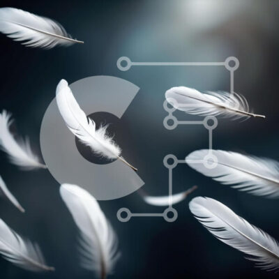 Intra Συλλεκτικό Ξύλινο Παζλ Plywood  4mm - Όμορφη εικόνα με λευκά φτερά κατά την πτήση Σε Ξύλινο Κουτί - Διαστάσεις: 10x10 cm – 25 κομμάτια - Image 1