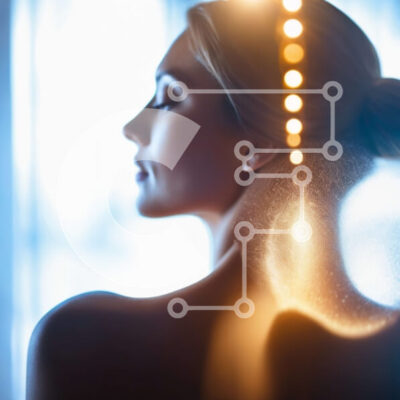 Intra Συλλεκτικό Ξύλινο Παζλ Plywood  4mm - Γυναίκα που βλέπει παράθυρο με φώτα στο φόντο Σε Ξύλινο Κουτί - Διαστάσεις Puzzle: 10x10 cm – 25 κομμάτια - Image 1