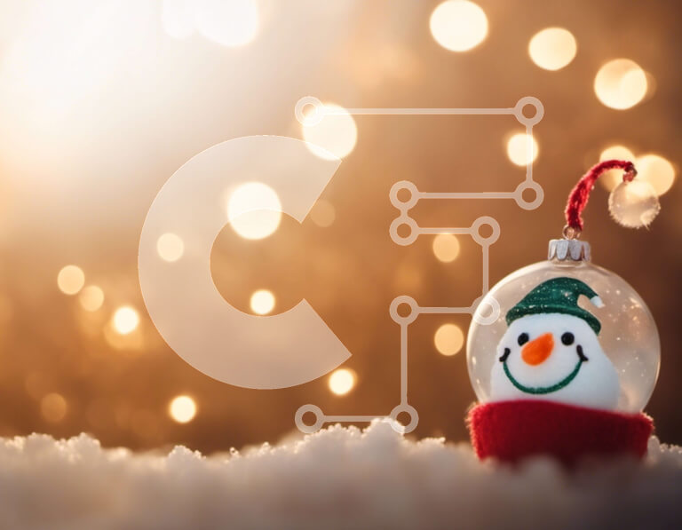 Intra Συλλεκτικό Ξύλινο Παζλ Plywood  4mm - Εορταστική σφαίρα χιονιού με διακοσμητικό χιονάνθρωπο Σε Ξύλινο Κουτί - Διαστάσεις: 10x10 cm – 25 κομμάτια