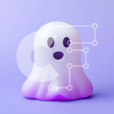 Intra Συλλεκτικό Ξύλινο Παζλ Plywood  4mm - Λαμπερό φάντασμα διακόσμηση λαμπτήρα σε μωβ φόντο Σε Ξύλινο Κουτί - Διαστάσεις Puzzle: 10x10 cm – 25 κομμάτια - Image 1