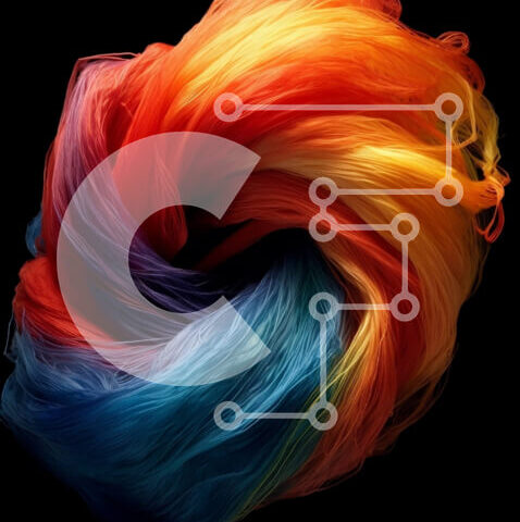 Intra Συλλεκτικό Ξύλινο Παζλ Plywood  4mm - Ζωντανή Σπειροειδής Τέχνη Rainbow Φτιαγμένη με Νήματα/Κλωστή Σε Ξύλινο Κουτί - Διαστάσεις Puzzle: 10x10 cm – 25 κομμάτια - Image 1