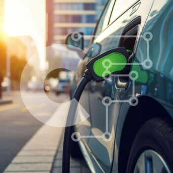 Intra Συλλεκτικό Ξύλινο Παζλ Plywood  4mm - Πράσινη φόρτιση ηλεκτρικού αυτοκινήτου στο σταθμό φόρτισης Σε Ξύλινο Κουτί - Διαστάσεις Puzzle: 10x10 cm – 25 κομμάτια - Image 1