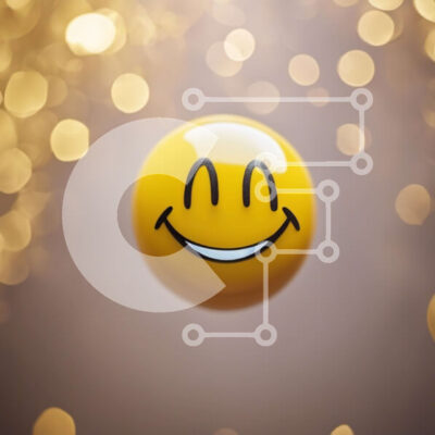 Intra Συλλεκτικό Ξύλινο Παζλ Plywood 4mm - Smiley Face με φόντο Bokeh Σε Ξύλινο Κουτί - Διαστάσεις Puzzle: 10x10 cm – 25 κομμάτια - Image 1