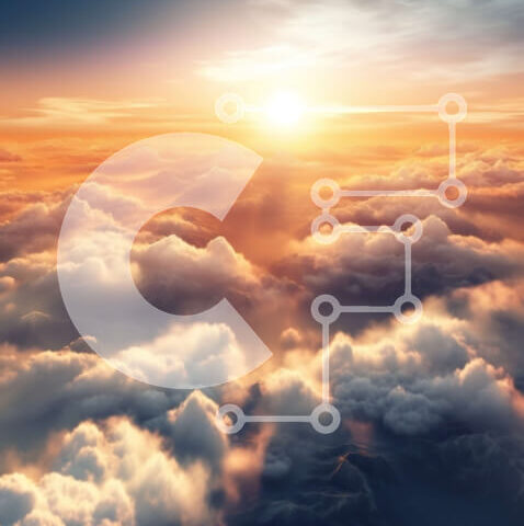 Intra Συλλεκτικό Ξύλινο Παζλ Plywood 4mm - Δονούμενο ηλιοβασίλεμα πάνω από έναν συννεφιασμένο ουρανό Σε Ξύλινο Κουτί - Διαστάσεις: 10x10 cm – 25 κομμάτια - Image 1